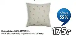 JYSK Dekorační polštář AGERTIDSEL nabídka