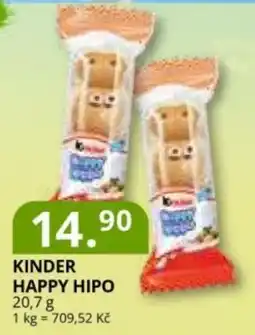 Potraviny CZ Kinder Happy hipo nabídka
