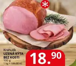 Potraviny CZ Krahulik Uzená kýta bez kosti nabídka
