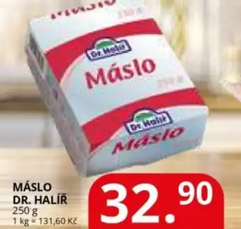 Potraviny CZ Máslo Dr. Halíř nabídka