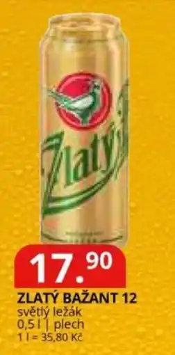 Potraviny CZ Zlatý Bažant 12 nabídka