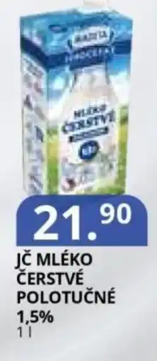 Potraviny CZ Jč mléko čerstvé polotučné 1,5% nabídka