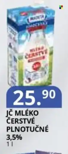 Potraviny CZ Jč mléko čerstvé plnotučné 3,5% nabídka