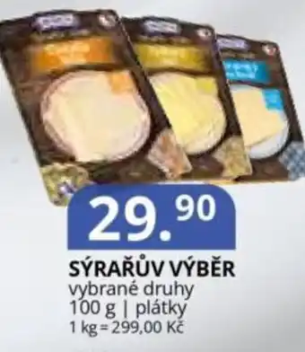 Potraviny CZ Sýrařův výběr nabídka
