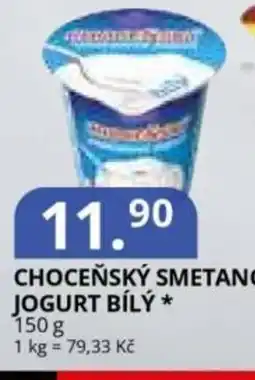 Potraviny CZ Choceňský smetanový jogurt bílý nabídka