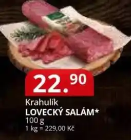 Potraviny CZ Krahulik Lovecký salám nabídka
