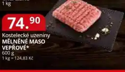 Potraviny CZ Kostelecké uzeniny Mělněné maso vepřové nabídka