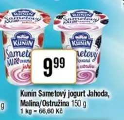 TEMPO Kunin Sametový jogurt Jahoda, Malina/Ostružina nabídka