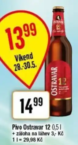 TEMPO Pivo Ostravar 12 nabídka