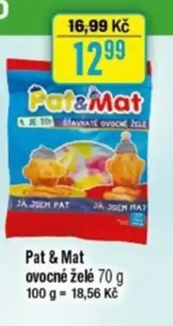 TEMPO Pat & Mat ovocné želé nabídka