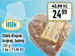 TEMPO Chléb Křupák krájený, balený nabídka