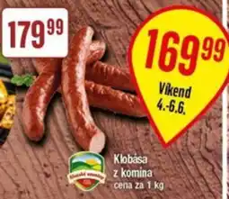 TEMPO Klobása z komína nabídka