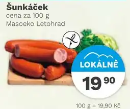 Konzum Šunkáček nabídka