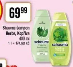 TEMPO Shauma šampon Herbs, Kopřiva nabídka