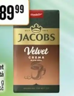 TEMPO Jacobs Velvet Crema mletá káva nabídka