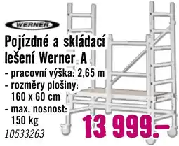 Hornbach Pojízdné a skládací lešení Werner A nabídka