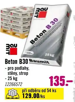Hornbach Beton B30 nabídka