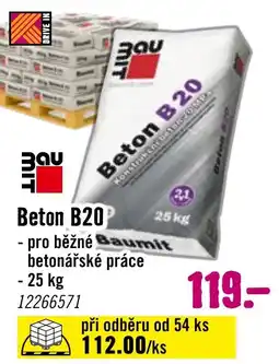 Hornbach Beton B20 nabídka