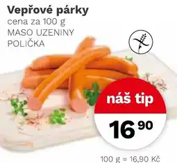 Konzum Vepřové párky nabídka