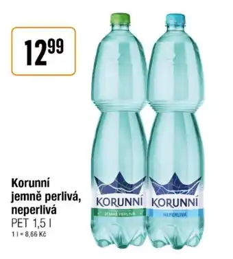 TEMPO Korunní jemně perlivá, neperlivá nabídka