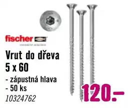 Hornbach Vrut do dřeva 5x60 nabídka