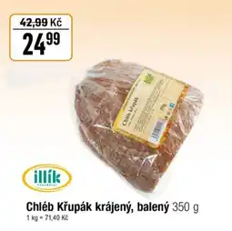 TEMPO Chléb Křupák krájený, balený nabídka