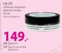 Hebe LA-LE uhlíková slupovací pleťová maska nabídka