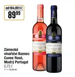 TEMPO Zámecké vinařství Bzenec Cuvee Rosé, Modrý Portugal nabídka