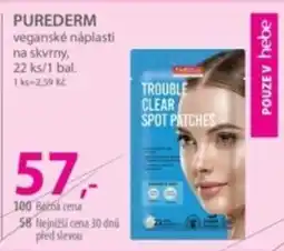 Hebe PUREDERM veganské náplasti na skvrny nabídka