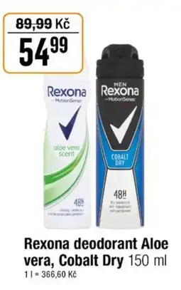 TEMPO Rexona deodorant Aloe vera, Cobalt Dry nabídka