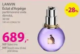 Hebe LANVIN Éclat d'Arpège nabídka