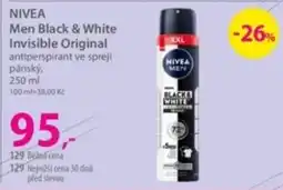 Hebe NIVEA Men Black & White Invisible Original nabídka