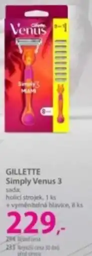 Hebe GILLETTE Simply Venus 3 nabídka