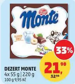 Penny Market DEZERT MONTE nabídka