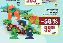 Billa Dinosaurus ve vejci 15 cm, více druhů nabídka
