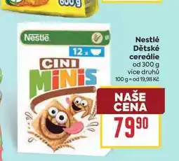 Billa Nestlé Dětské cereálie od nabídka