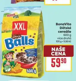 Billa Bona Vita Dětské cereálie nabídka