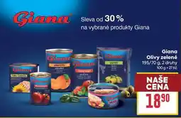 Billa Giana Olivy zelené 195/70 g nabídka
