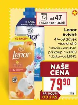 Billa Lenor Aviváž 47-59 dávek více druhů nabídka