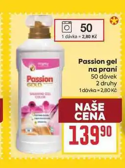 Billa Passion gel na praní 50 dávek nabídka
