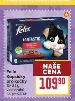 Billa Felix Kapsičky pro kočky 12× nabídka