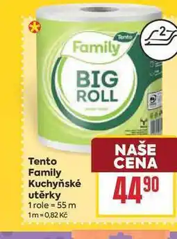 Billa Tento Family Kuchyňské utěrky 1 role nabídka