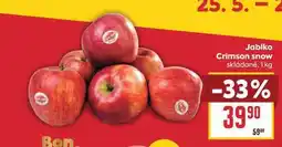 Billa Jablko Crimson snow skládané nabídka