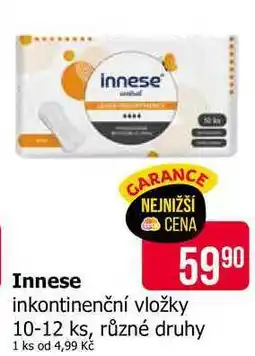 Teta Innese inkontinenční vložky 10-12 ks, různé druhy nabídka