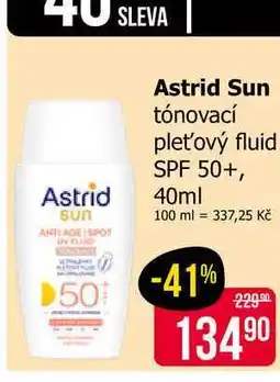 Teta Astrid Sun tónovací pleťový fluid SPF 50+, 40ml nabídka