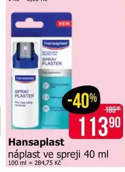 Teta Hansaplast náplast ve spreji nabídka