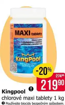 Teta Kingpool chlorové maxi tablety nabídka