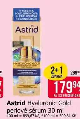 Teta Astrid Hyaluronic Gold perlové sérum nabídka