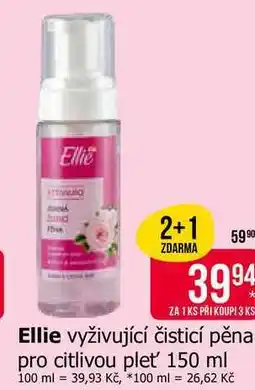 Teta Ellie vyživující čisticí pěna pro citlivou pleť nabídka
