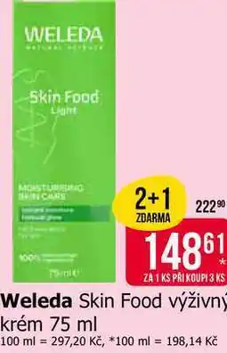 Teta Weleda Skin Food výživný krém nabídka